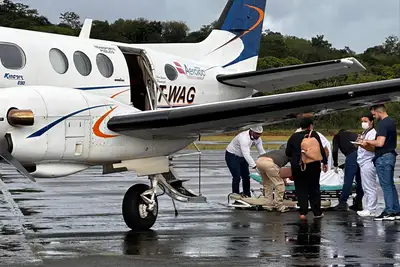 Governo do Amapá realiza transferência aeromédica de três pacientes de Oiapoque para Macapá – Agência de Notícias do Amapá