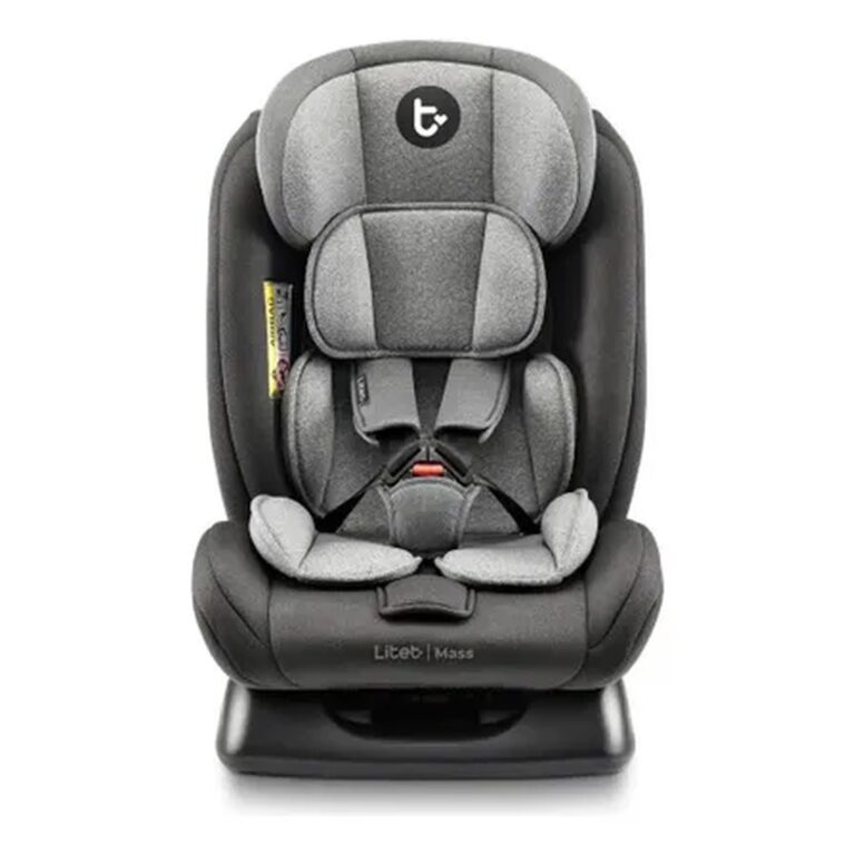 Cadeirinha Infantil Para Carro Litet Mass 0-36kg Preta E Cinza – Bb458 Liso Preto E Cinza