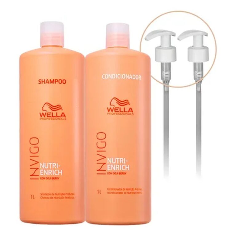 Kit Wella Invigo Nutri Enrich Sh, Cond E Válvulas