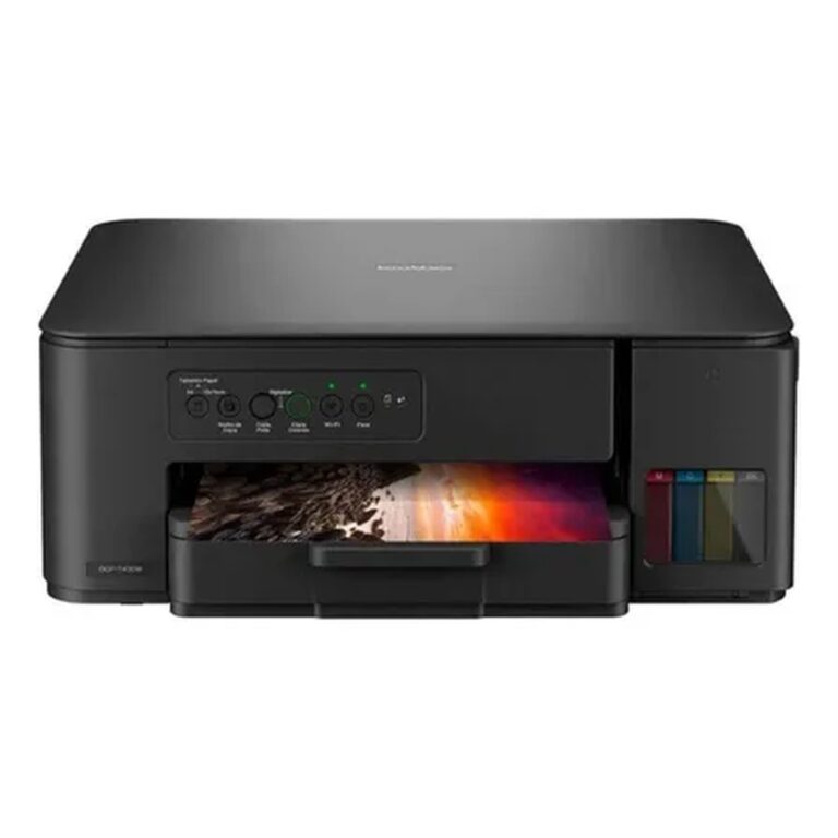 Impressora Multifuncional Brother Dcpt430w Tanque Tinta Wifi Preto 127/220v