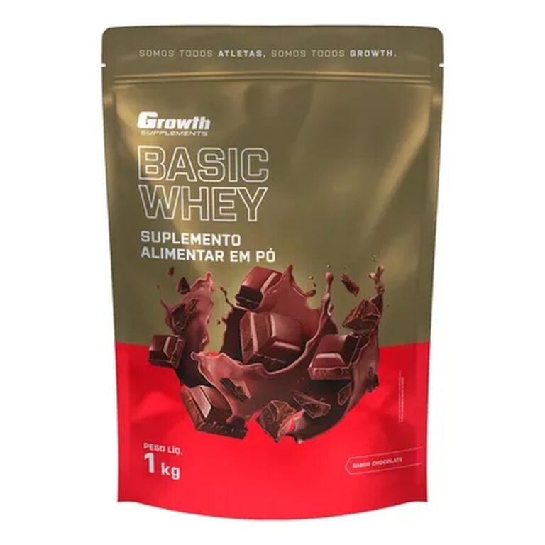 Basic Whey 1kg Growth Supplements – Chocolate