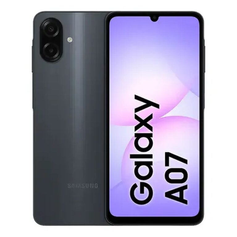 Celular Samsung Galaxy A07 256gb, 8gb, Câmera 50mp, Tela 6.7 , Proteção Ip54, Processador 6nm – Preto