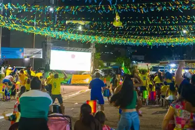 Governo do Amapá mantém telões em oito habitacionais de Macapá para transmissão do segundo jogo do Brasil na Copa – Agência de Notícias do Amapá