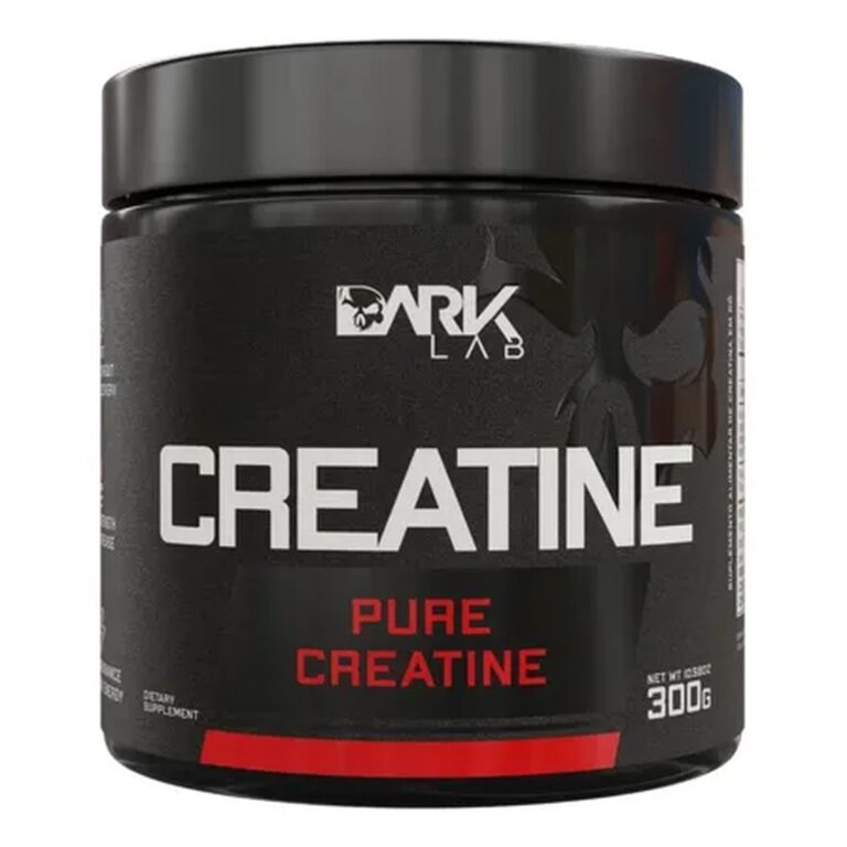 Creatina Monohidratada Em Pote 300g 100% Pura Dark Lab Sem Sabor