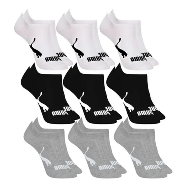 Kit 9 Pares Meias Invisível Puma Sapatilha Soquete Original