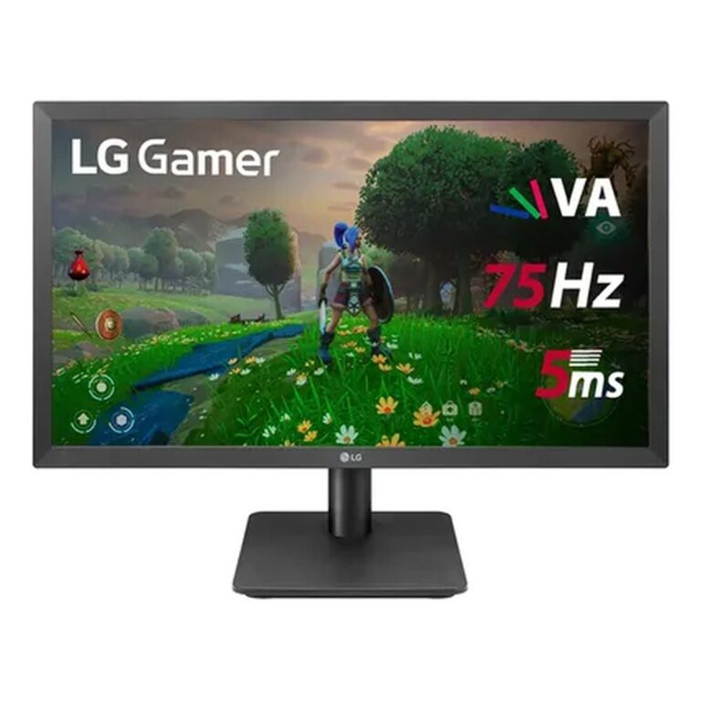 Monitor Gamer LG 22mp410 – Tela Va De 21.5 , Fhd (1920×1080), 75hz, 5ms (gtg), Hdmi, Freesync Preto 127/220v