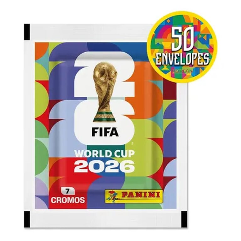 Kit 350 Figurinhas Do Álbum Copa Do Mundo 2026- 50 Envelopes