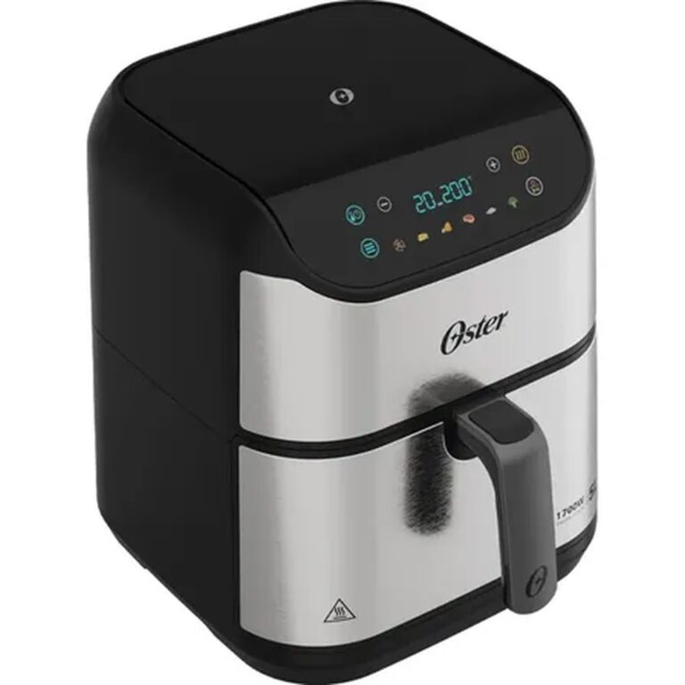 Fritadeira Digital Inox Oster 5l Com Painel Touch Cor Prateado