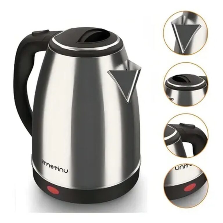 Chaleira Elétrica 1,8l 1200w Unitermi Atacama Prateado 127v