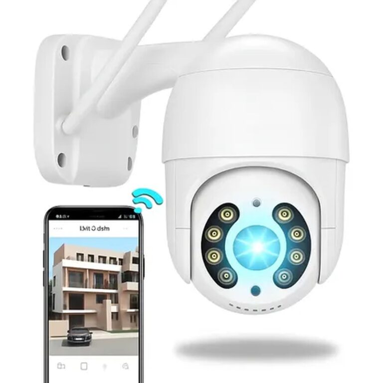 Câmera Ip A8 App Icsee Infravermelho Prova D’água Externa Wifi Hd 3 Cor Branco