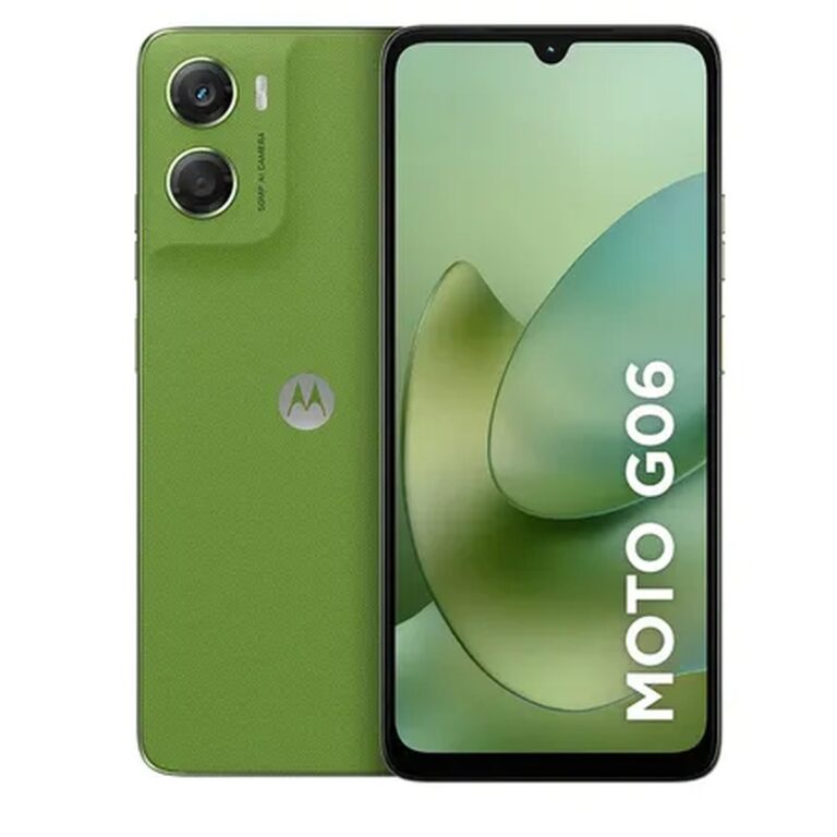 Smartphone Motorola Moto G06 – 128gb 12gb (4gb Ram + 8gb Ram Boost) E Camera 50mp Com Ai Bateria De 5.2 Ah Tela 6.9 Verde