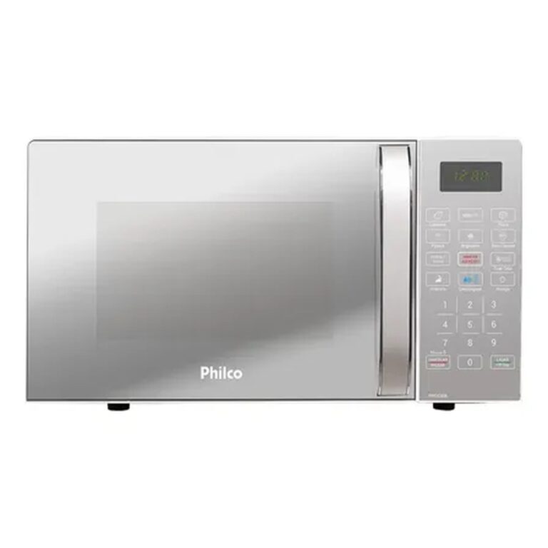 Micro-ondas Philco Pmo23eb Limpa Fácil 20 Litros Potência De 1100w Cor Branco 220v