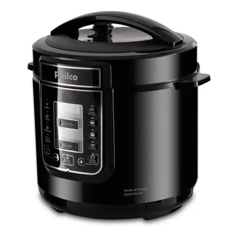 Panela De Pressão Elétrica Philco Ppp01p 6l Preto 220v 60 Hz