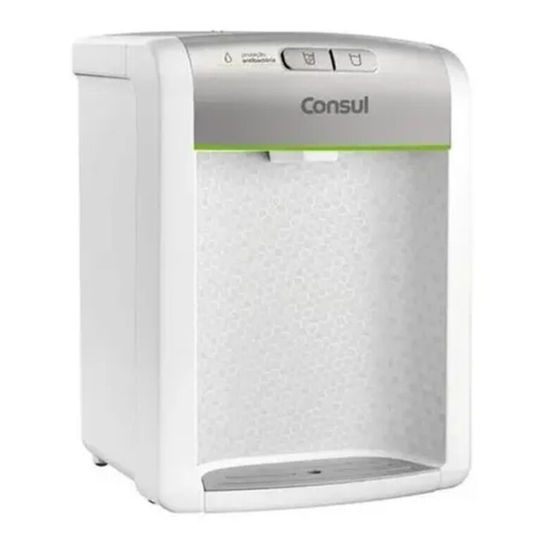 Purificador De Água Consul refrigerado Natural E Gelada com proteção antibactérias Bivolt Consul Branco – CPB34ASVNA