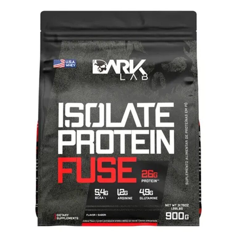 Whey Isolate Protein Fuse Refil 900g – Dark Lab Sabor Creme De Avelã