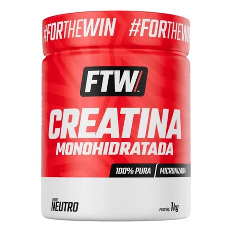 Creatina Monohidratada 100% Pura Pote 1kg – FTW