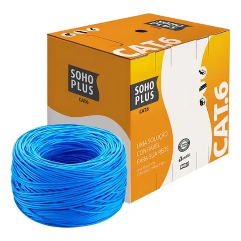 Cabo Rede Furukawa Soho Plus Cat6 Caixa Com 305m Cmx U/utp Anti-chamas