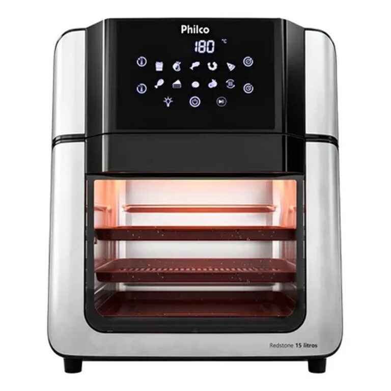 Air Fryer Oven Philco 15l Painel Digital Paf15a Cor Preto