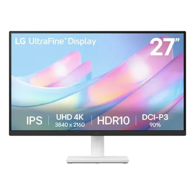Monitor LG UltraFine™ – Tela IPS UHD 4K 27″, HDR10, DCI-P3 90%, Dynamic Action Sync – 27US500-W