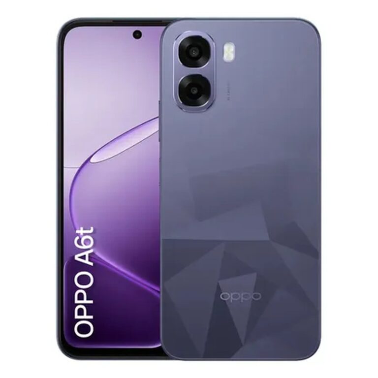 Smartphone OPPO A6t 128gb, 12gb Ram (4gb + 8gb Virtual Ram), Bateria Gigante de 6500mAh, Processador Snapdragon, Tela 120Hz, AI Câmera, IP64 – Violeta