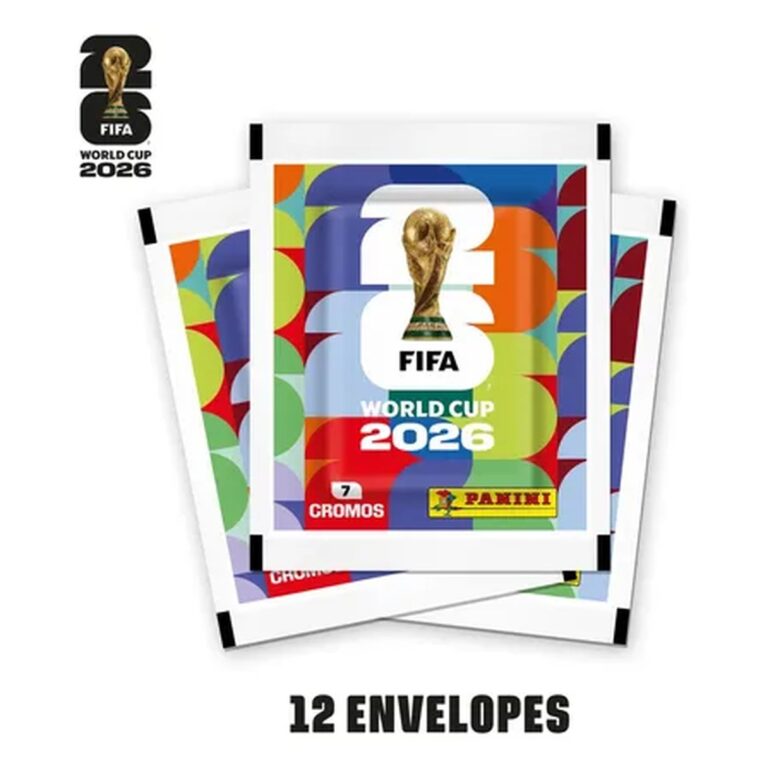 Kit 12 Envelopes com 84 figurinhas – Copa do Mundo 2026