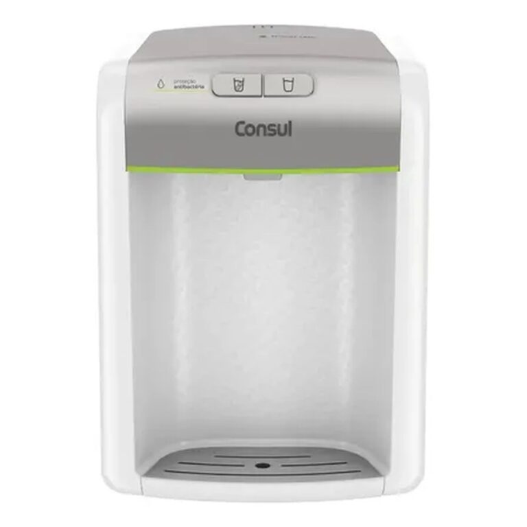 Purificador De Água Consul Branco Refrigerado Com Proteção Antibactérias Cpb34asvna 127/220v