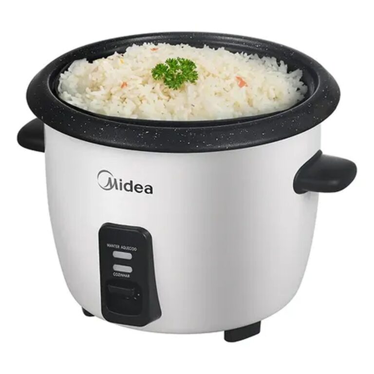 Panela De Arroz Elétrica Midea 7 Xícaras Cozimento Á Vapor Com Tampa De Vidro