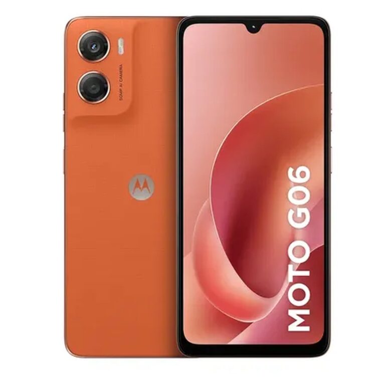 Smartphone Motorola Moto G06 – 128gb 12gb (4gb Ram + 8gb Ram Boost) E Camera 50mp Com Ai Bateria De 5200 Mah Tela 6.9 – Laranja