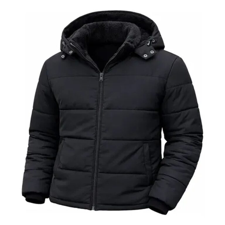 Jaqueta Bobojaco Masculino Forrada Grosso Impermeável Frio Preto G