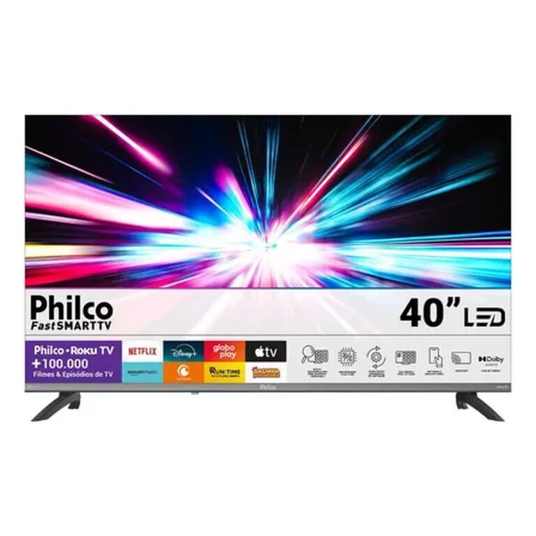 Smart Tv Philco 40” Full Hd Roku Tv Hdr10 Dolby Áudio P40cra
