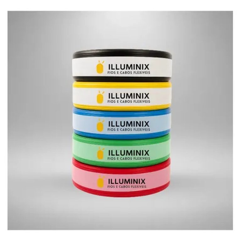 Cabo Flexível 2,5 Mm² Illuminix Rolo Com 100 Metros 750v Preto
